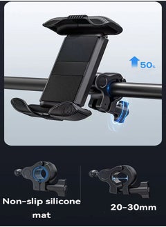 GUDOO Bike Phone Holder, Motorcycle Phone Mount - Motorcycle Handlebar Cell Phone Clamp, Scooter Phone Clip for iPhone 15 Pro Max Plus, 14 Pro Max, S23 S24 Ultra, 4.7-6.8" Smartphone  - Image 4