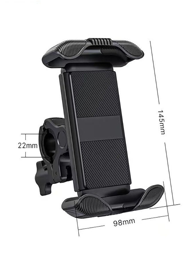 GUDOO - Bike Phone Holder, Motorcycle Phone Mount - Motorcycle Handlebar Cell Phone Clamp, Scooter Phone Clip for iPhone 15 Pro Max Plus, 14 Pro Max, S23 S24 Ultra, 4.7-6.8" Smartphone - Image 1
