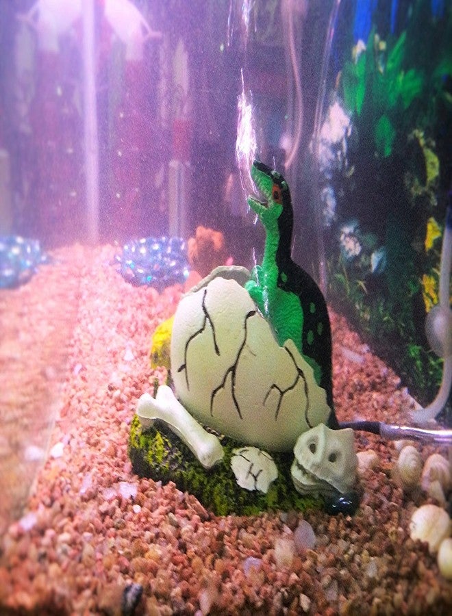 SVI VasuWorld Coral Plastic Aquarium Decoration Air Bubble Dinosaur Toy (Multicolour, Standard Size) - Image 1