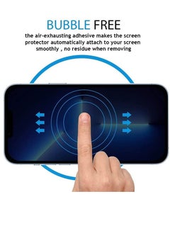 Houmt iPhone 14 Plus and 13 Pro Max Privacy Protector 9H Hardness Anti-Scratch Bubble Free Resistant Tempered Glass Anti-Spy Protector  - Image 4