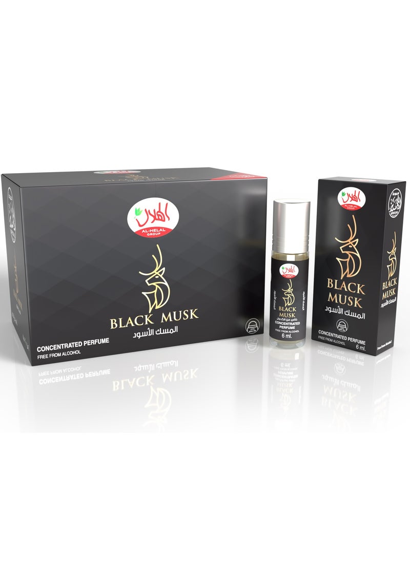 AL-HELAL - Black Musk Special Perfumes 6ml*12pcs - Image 1