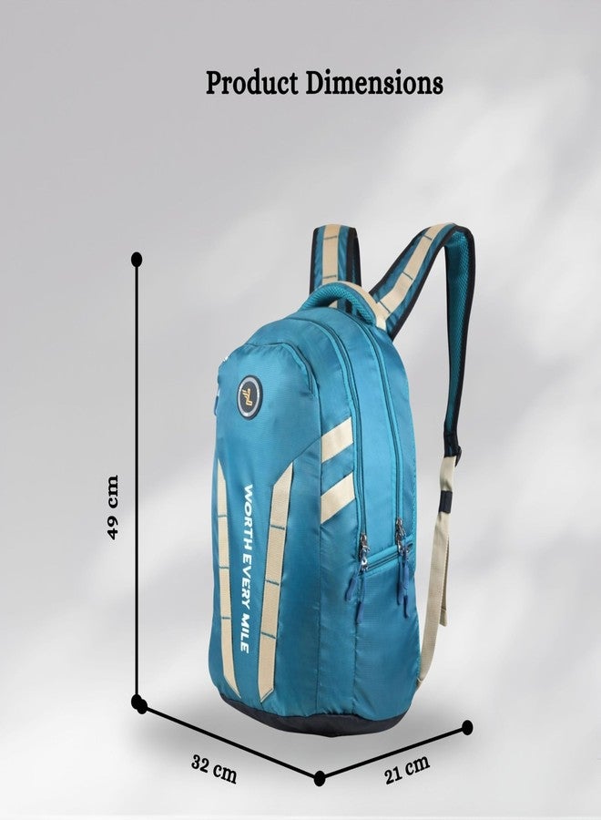 Ligo Armor Lite 16 Inch Laptop Bag | Motorcycle Backpack Bag for Men | Riding Backpack for Men and Women (Sea Green) - Image 3