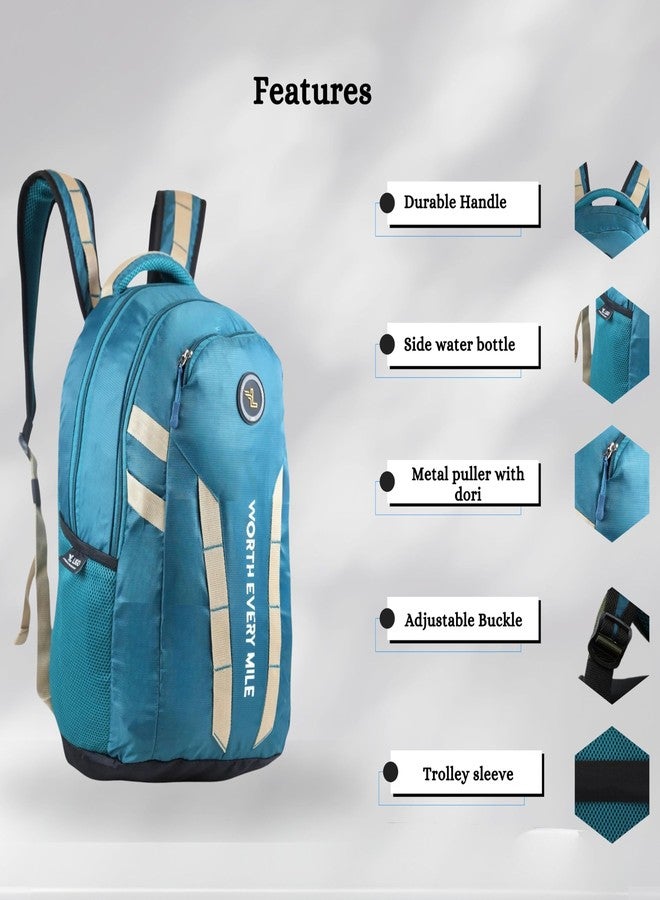 Ligo Armor Lite 16 Inch Laptop Bag | Motorcycle Backpack Bag for Men | Riding Backpack for Men and Women (Sea Green) - Image 5