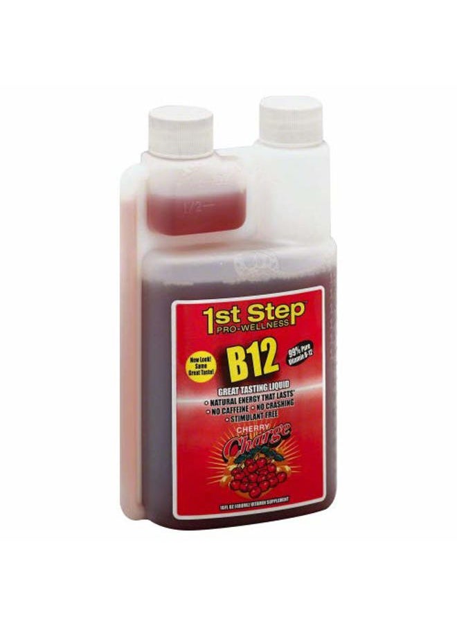 1st Step for Energy High Performance Fitness INC. 1st Step Liquid B-12, Cherry Charge, 16-fluid ounces  - Image 3