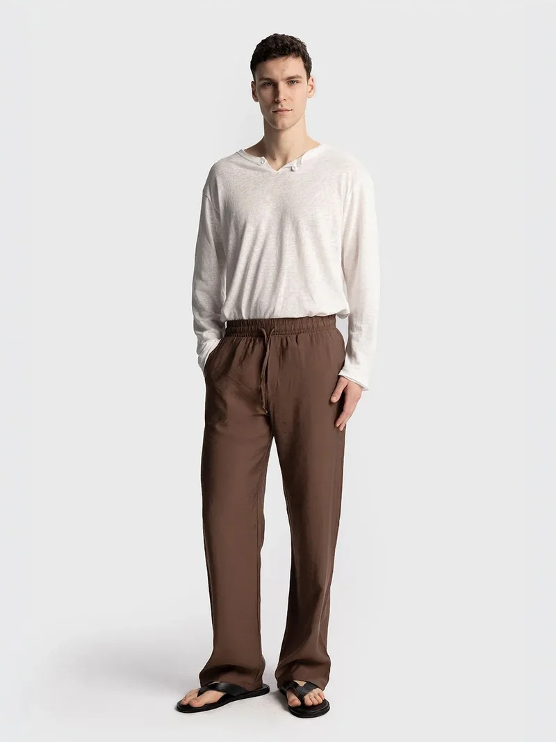 جيستو GIESTO Relaxed Fit Tencel Pants