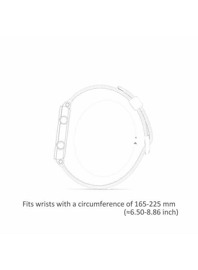 C2D JOY (Medium, Dark Black) - DuiGong Woven Nylon Strap Compatible for Garmin Approach S20/S5/S6 Replacement Band with Buckle - Image 3