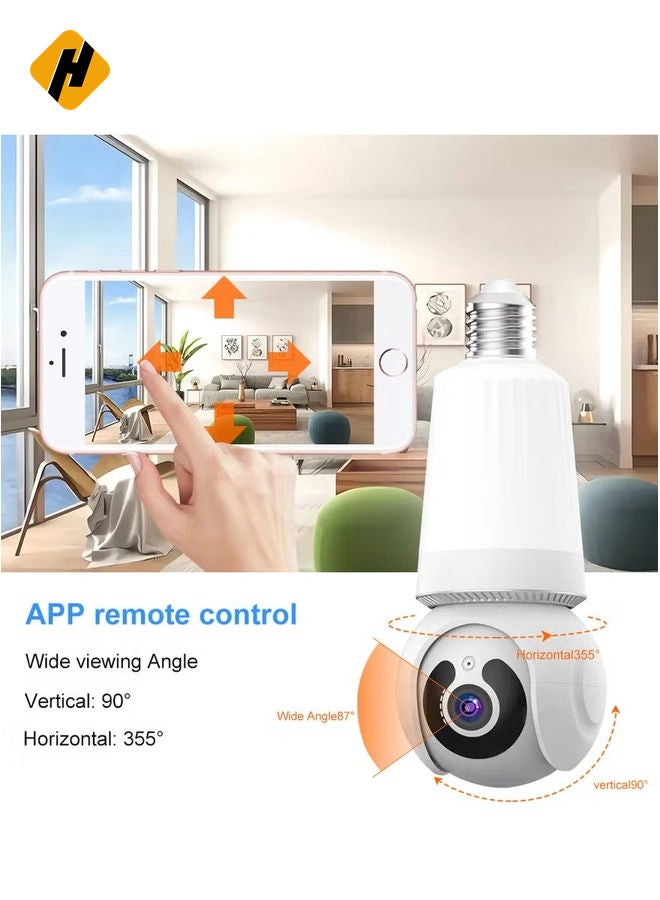 HuHa WiFi Wireless Bulb CCTV Camera - Indoor Surveillance Solution  - Image 3