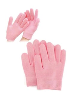 Generic 1 Pair Moisturizing Gloves Finger Moisture Gloves Soft Moisturizing Gloves for Dry Rough and Cracked Hands Silicone gloves Reusable SPA Gel Gloves Moisturizing Whitening .(multicolor)  - Image 1