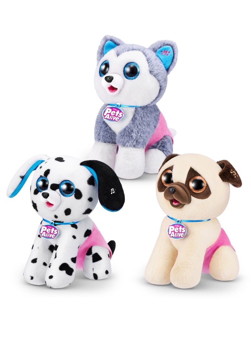 بيتس ألايف - بوبينج بابيز - السلسلة 1 من القطيفة التفاعلية، كبيرة الحجم، 4 قطع، بدون بطانة داخلية، تشكيلة ألوان قياسية - Image 2