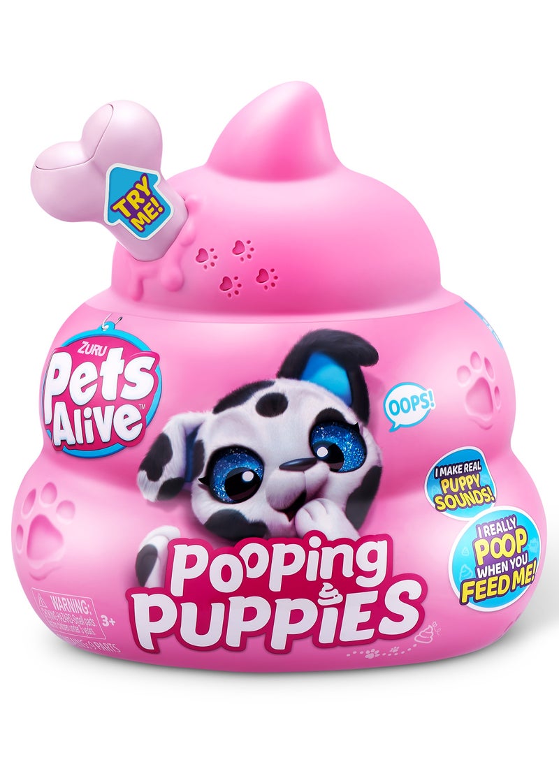 بيتس ألايف - بوبينج بابيز - السلسلة 1 من القطيفة التفاعلية، كبيرة الحجم، 4 قطع، بدون بطانة داخلية، تشكيلة ألوان قياسية - Image 1