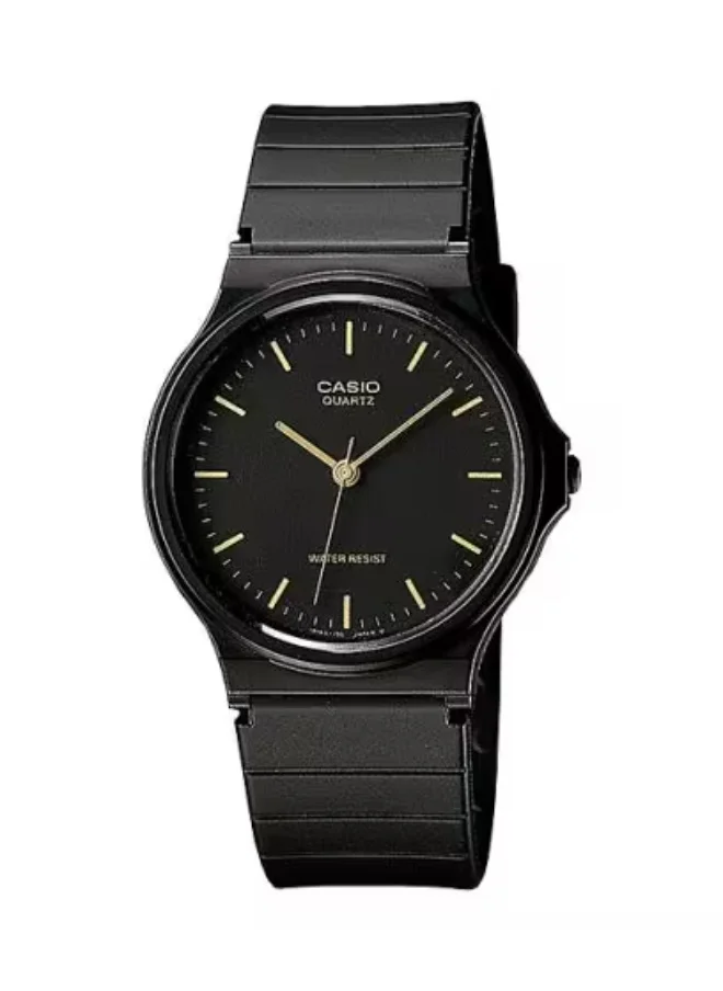 كاسيو Unisex Resin Analog Watch MQ-24-1E - 34.9 mm