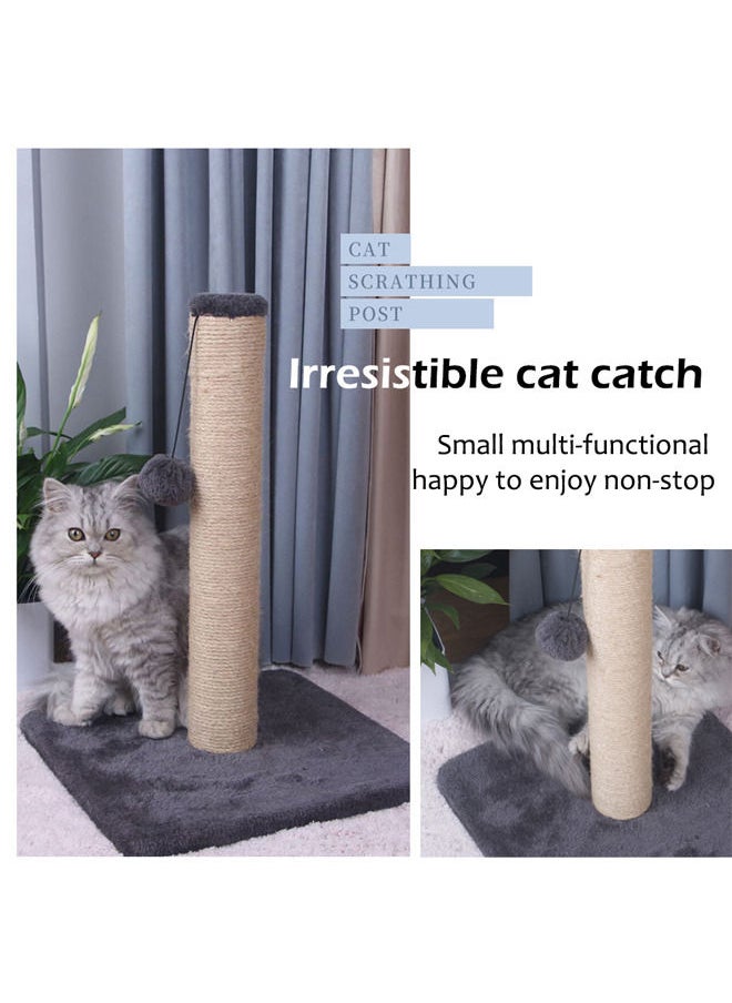 Cat Scratching Post For Kittens,Indoor Cat Scratching Post with Natural Sisal Cat Scratching Board and Magic Ball,Indoor Cat Tower Cat House Cat Tree(Magic ball scratching post)