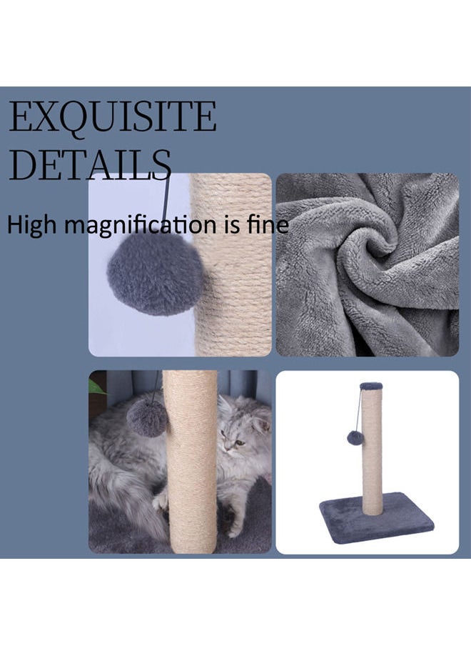 Neostyle Cat Scratching Post For Kittens,Indoor Cat Scratching Post with Natural Sisal Cat Scratching Board and Magic Ball,Indoor Cat Tower Cat House Cat Tree(Magic ball scratching post)  - Image 4