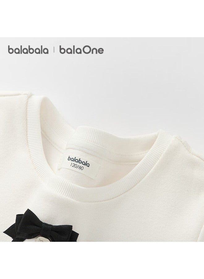 Balabala Children's Clothing, Girls' Dress, Autumn, For Young Children, Sweet Patchwork Tulle Skirt, 208325111001 - Image 2