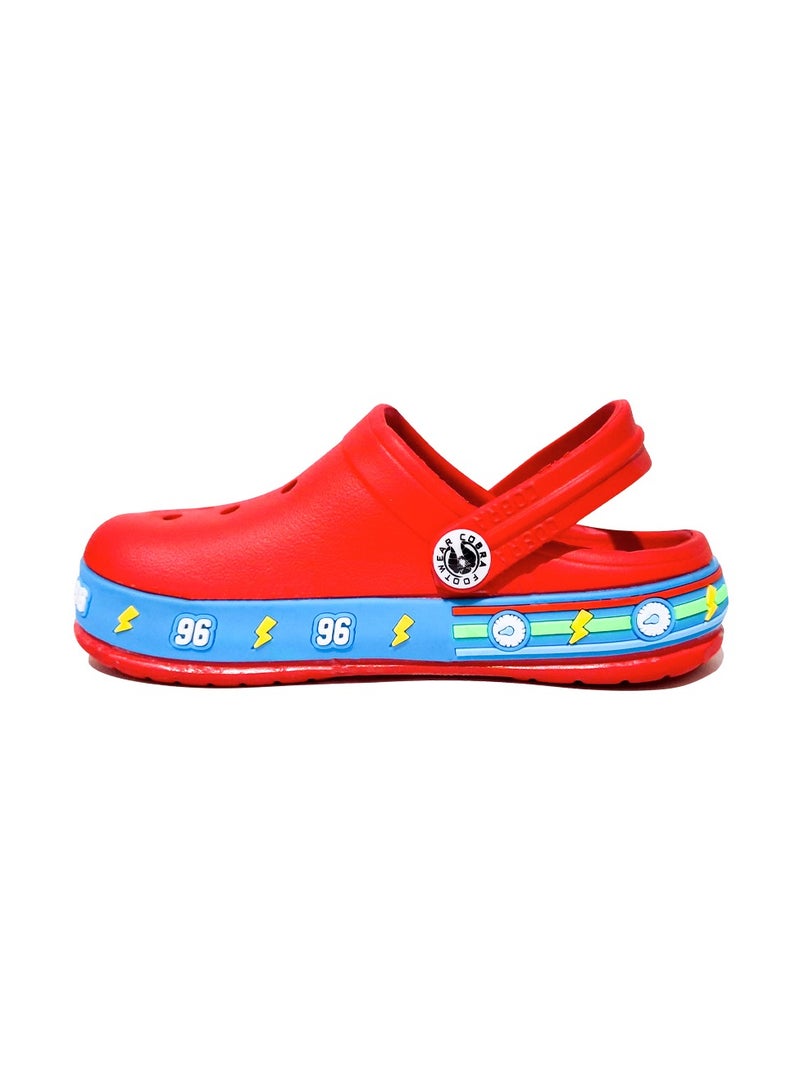 Cobra Racing Hero Kids Breathable Slip-On Crocs – Waterproof, Non-Slip, and Versatile for Indoor & Outdoor Use" - Image 3
