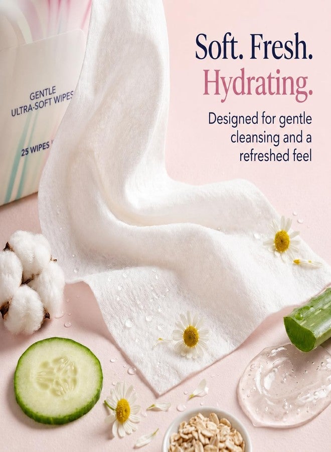 Luvena Feminine Wipes for Women - pH Balanced Feminine Care Wipes - Dermatologist Tested - Hypoallergenic, Paraben Free - Odor Control - Soft Cleansing Cloths - Cucumber Scented (25 Count, 3 Pack - Image 5