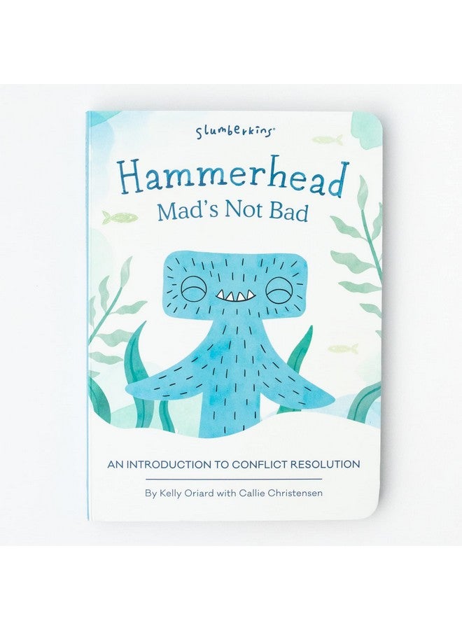Slumberkins 14" Hammerhead Kin & 2 Board Books Complete Set Bundle | Promotes Conflict Resolution, Social Skills & Responsibility | Social Emotional Development (Hammerhead Kin Plush + 2 Board Books) - Image 3