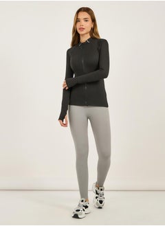 Styli Collar Dual Reflective Detail Jacket  - Image 2