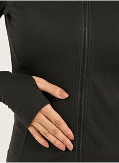 Styli Collar Dual Reflective Detail Jacket  - Image 4