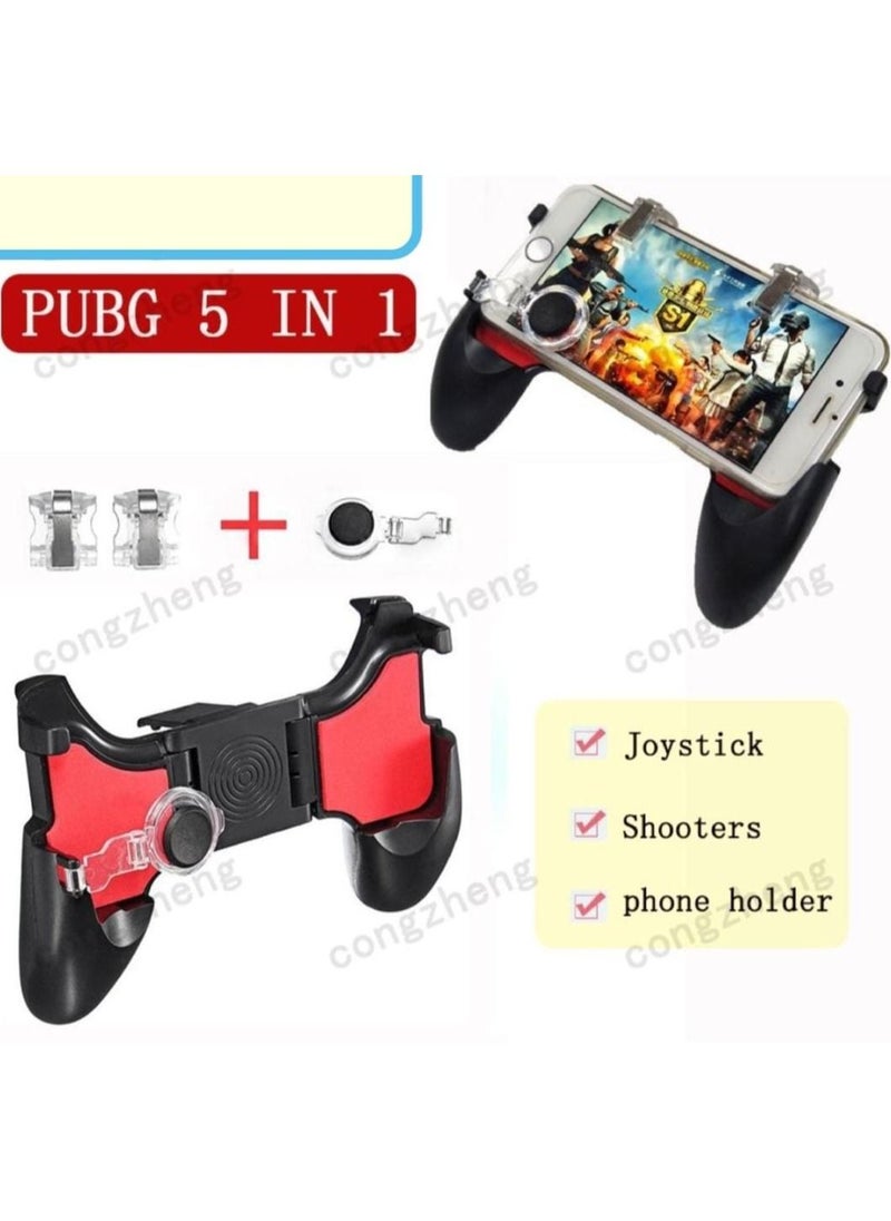 Generic - Joystick 5 In 1 Pubg Mobile Gaming Controller For All Mobile - Image 1