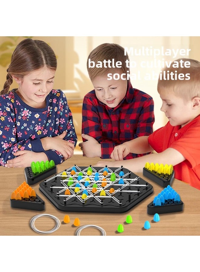 ألعاب تفاعلية لسلسلة الشطرنج بين الوالدين والطفل وتمارين التفكير المنطقي للأطفال وألعاب تعليمية أكشاك هدايا - اللون: أربعة أشخاص يقلبون من خلال الموسيقى (صندوق ألوان إنجليزي) - Image 3