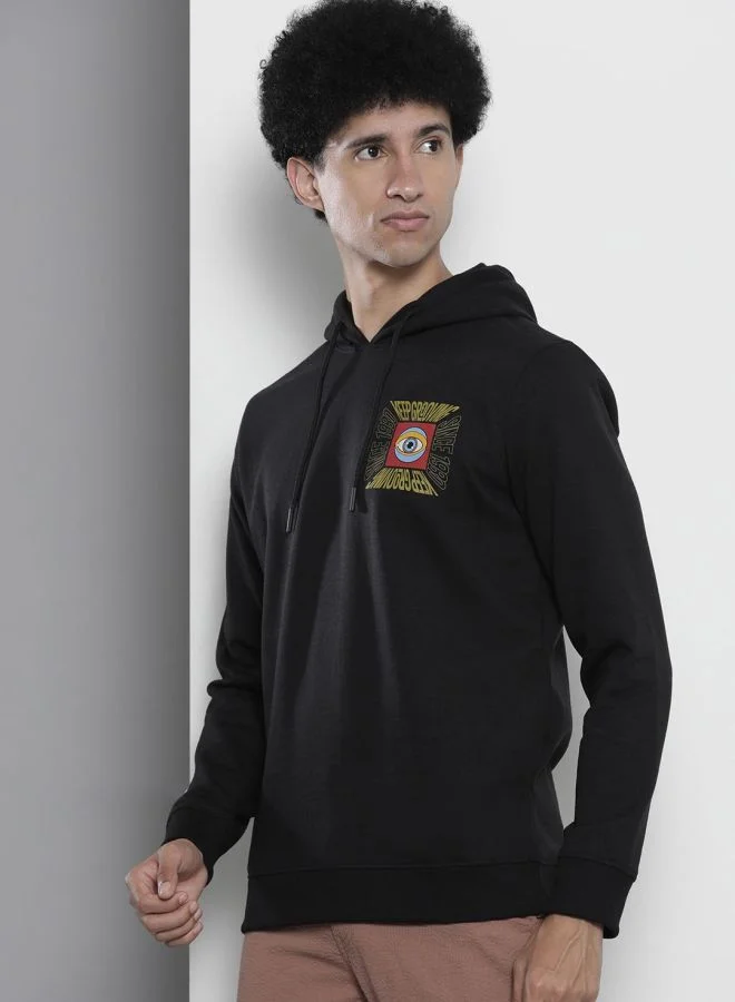The Indian Garage Co  The Indian Garage Co Men Regular Fit Printed Round Neck Full Sleeves Sweatshirt  | Best Price UAE