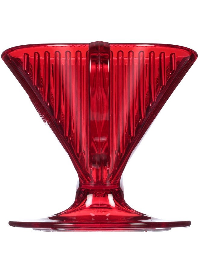Melitta ماكينة تحضير القهوة Signature Series 1 Cup Pourover باللون الأحمر Tritan  - Image 5