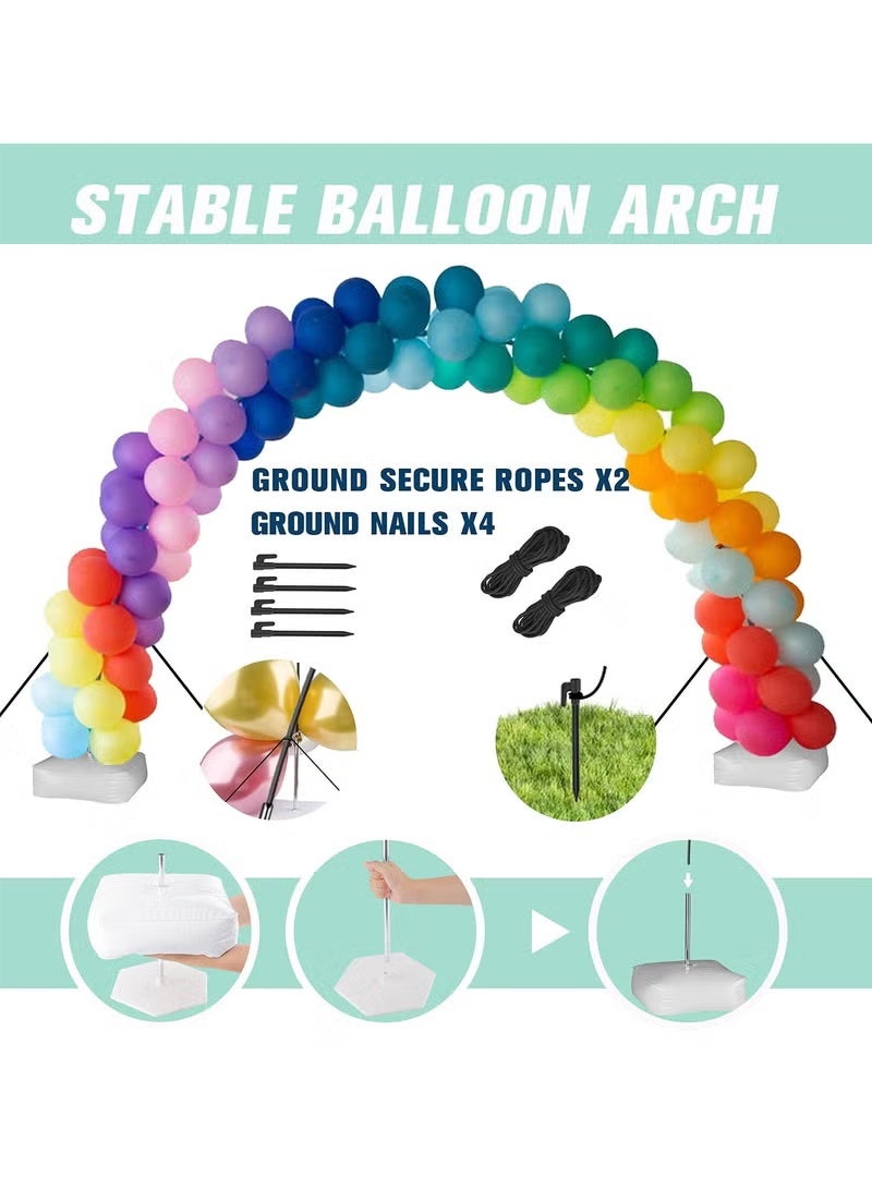 Haidue Balloon Arch Kit Adjustable Balloon Arch Stand with Water Fillable Bases Ballon Arch Holder Kit for Wedding Birthday Party Decorations - Image 2