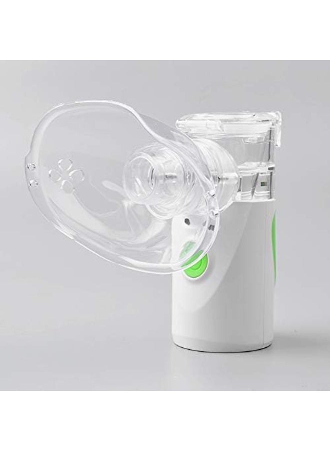جهاز تبخير محمول صغير – جهاز استنشاق بخار بالموجات فوق الصوتية – قابلة للشحن USB مع 2 كمامة للكبار والأطفال – مناسب للسفر والاستخدام الشخصي - Image 2