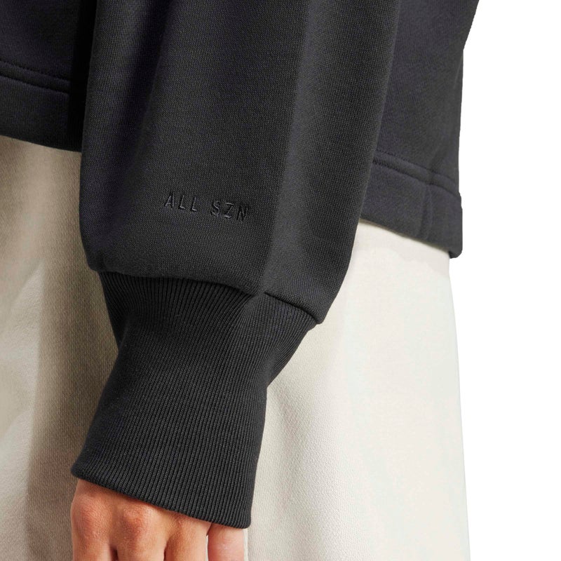 adidas All Szn French Terry Loose Full-Zip Hoodie - Image 4