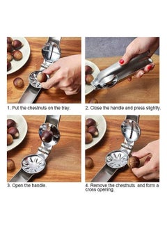 Generic Nutcracker Chestnut Clip, Nut Cracker Sheller Walnut Pliers, Metal Nut Opener Plier, 304 Stainless Steel Kitchen Dried Fruit Opener  - Image 5
