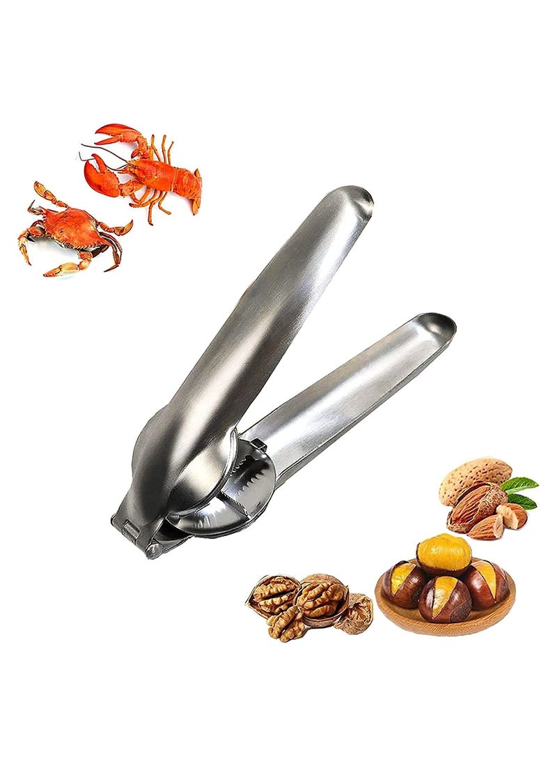 Generic Nutcracker Chestnut Clip, Nut Cracker Sheller Walnut Pliers, Metal Nut Opener Plier, 304 Stainless Steel Kitchen Dried Fruit Opener  - Image 1