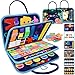 MindPal Busy Board Montessori Toy for Over 3 Year Old Toddlers Educational Activity Developing Sensory Board for Fine Basic Dress Motor Skills Travel Toys for Plane Car 3 Years Boys Girls - Image 2