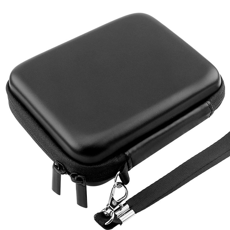 Lacdo 2-in-1 Hard Drive Carrying Case for SanDisk Extreme Portable External SSD SDSSDE60-G25 / G-Drive Mobile SSD 250G 500G 1TB 2TB USB 3.1 USB-C Shockproof Protective Travel Bag, Black - Image 5