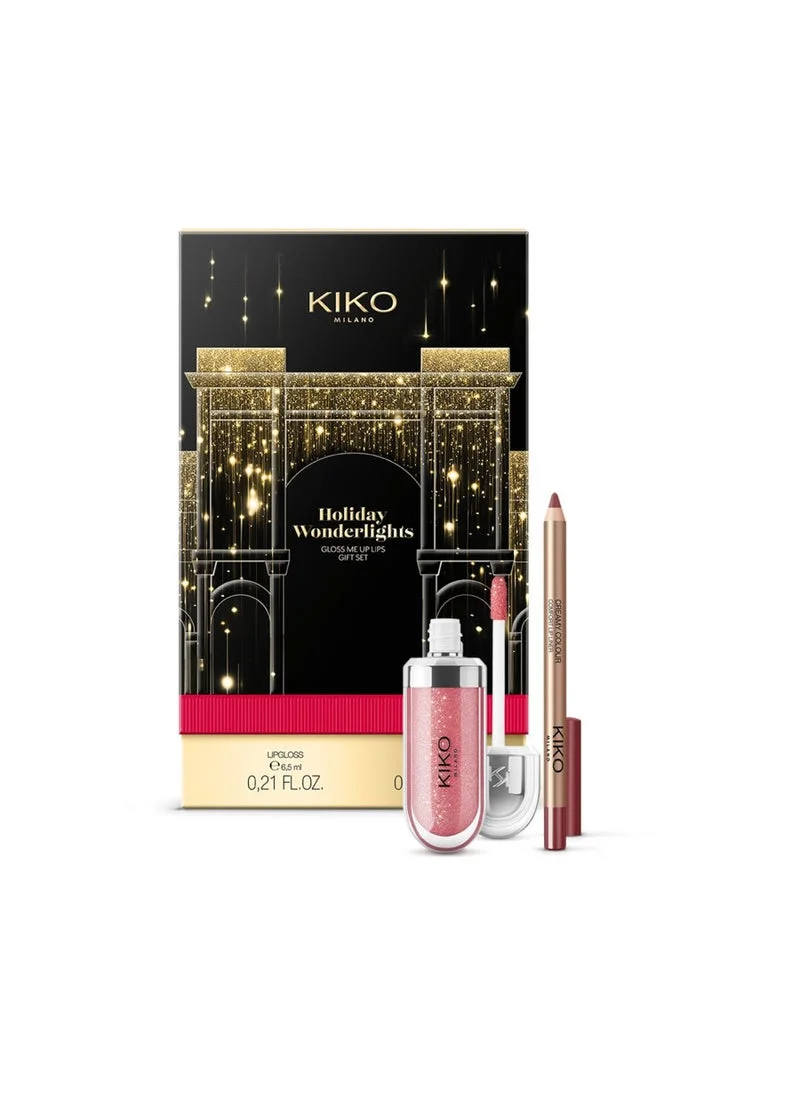 KIKO MILANO GLOSS ME UP LIPS GIFT SET  REFINED MAUVE