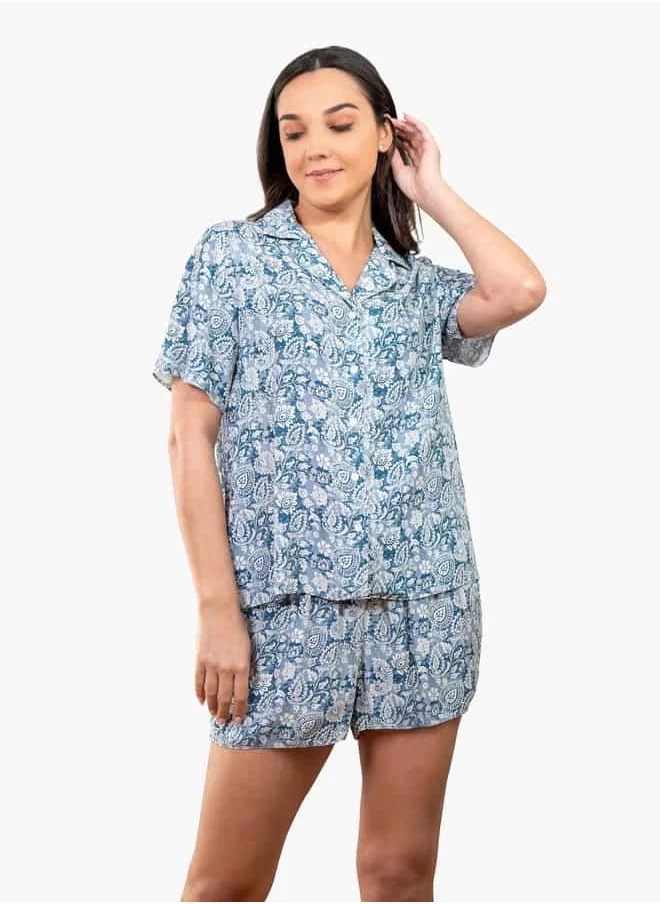 Aadaraya Ss Classic Short Pj Set For Female