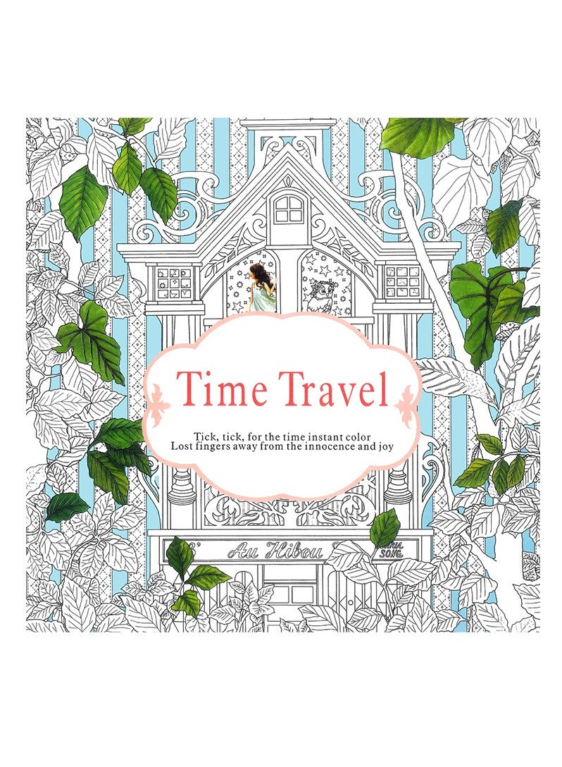 Nariele Time Travel Hand Painted Colored And Painted Paintbook