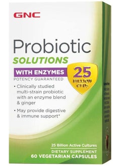 GNC Probiotic Solutions with Enzymes - 25 Billion CFUs