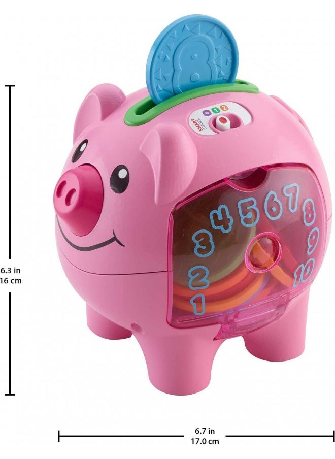 Fisher-Price - Fisher-Price Laugh And Learn Baby Learning Toy Smart Stages Piggy Bank With Music And Phrases For Infant To Toddler Ages 6+ Months - Image 1