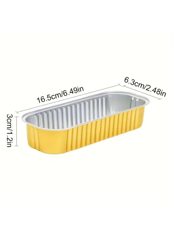 20 Pcs Heavy Duty Aluminum Foil Trays For Air Fryer Rectangular Tins With Non Stick Surface Heat Resistant Easy Clean For Home Baking Camping Parties And Birthday Decorations - Image 3