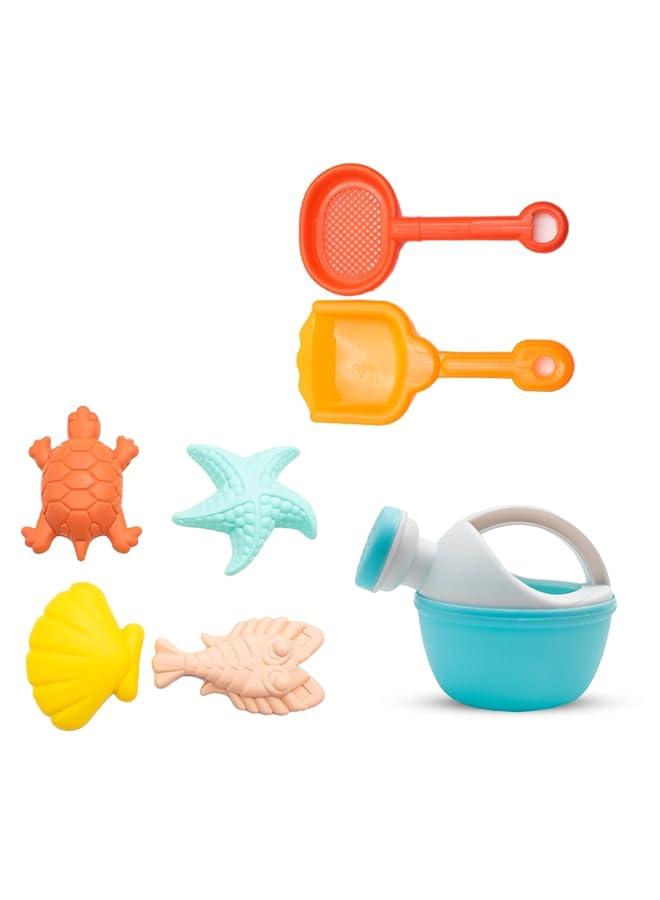 IToys Kids Dump Truck Beach Tools Toy Colourful Plastic Construction Vehicle 32 X 16 X 17 Cm Beach Accessories Beach Tools For Boys And Girls. - Image 2