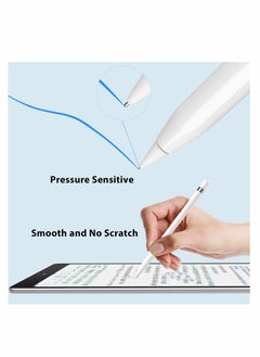 KASTWAVE Replacement Tips for Apple Pencil, 2 Pcs No Wear Out Fine Point Precise Control Pencil Replacement Nibs, Compatible with Apple Pencil 1st Gen and 2nd Gen  - Image 4