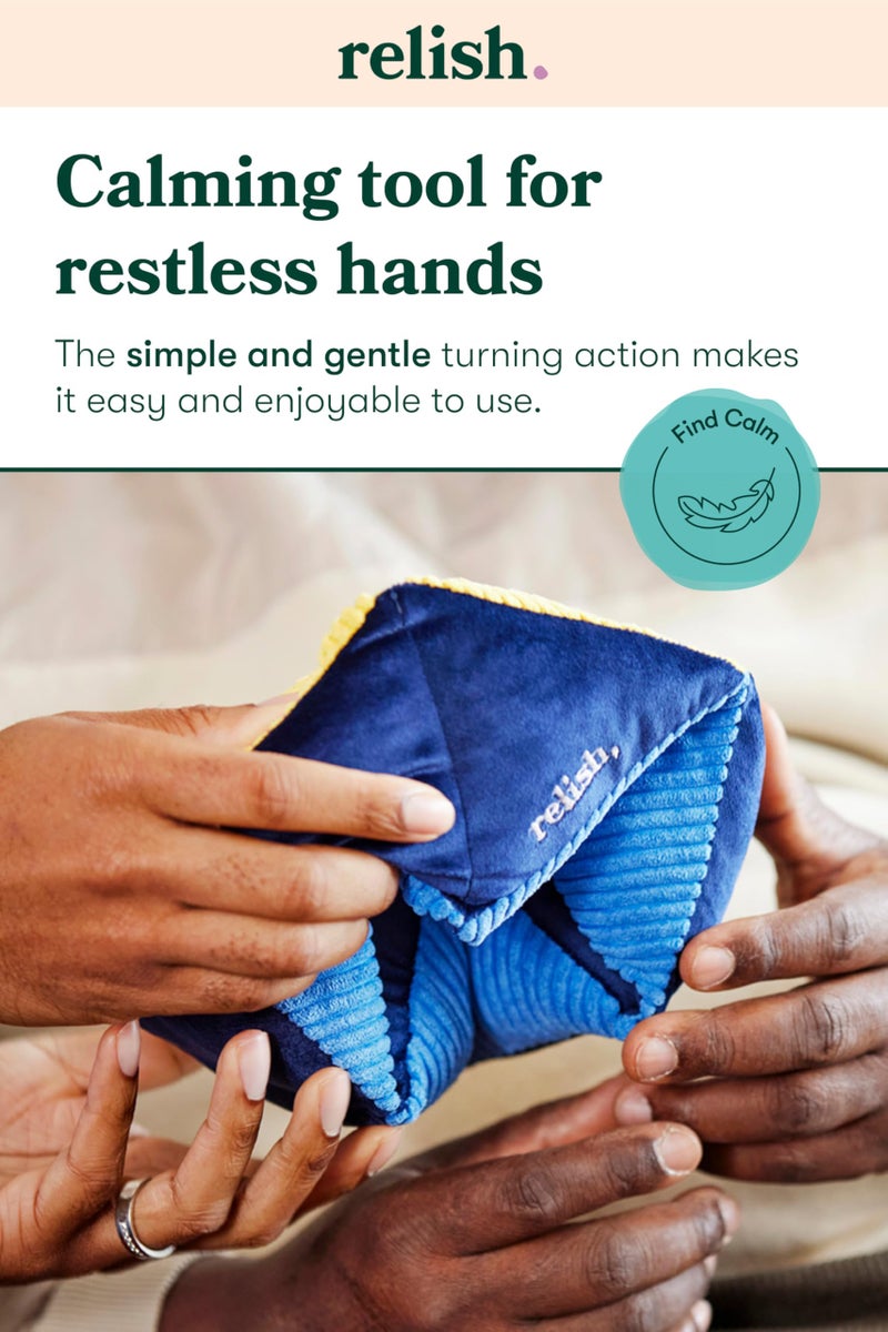 Relish - Tactile Turn Dementia Sensory Activity, Fidget Toy for Alzheimer's & Dementia, Mid to Late Stages, Soft Comfort Product with Contrasting Colors & Textures - Image 3