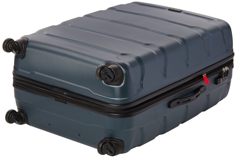 Samsonite Omni PC Hardside Expandable Luggage with Spinner Wheels, Teal, Checked-Large 28-Inch - Image 5