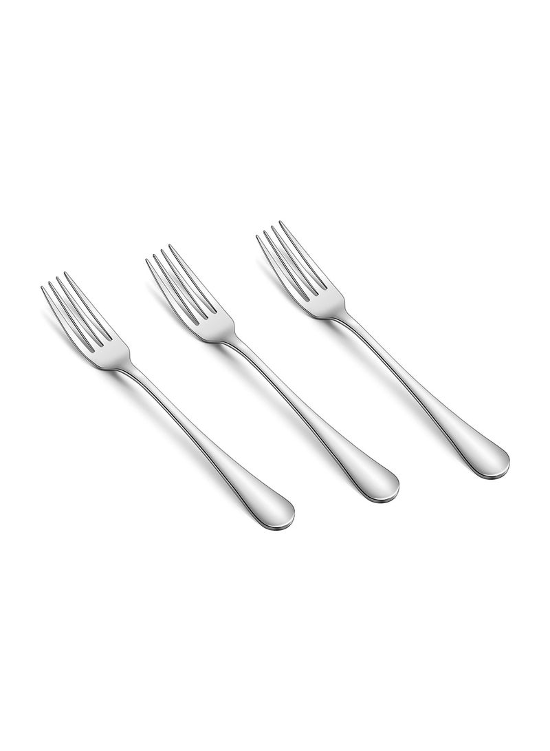 BLACKSTONE Table Fork Classic Cutlery Set of 3 Pc Food-Grade Stainless Steel - 398DF Table Fork  - Image 1