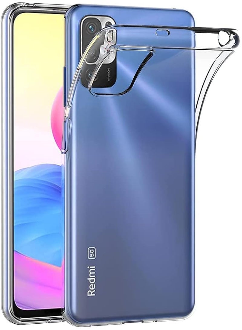 MaiJin Case for Mi Redmi Note 10 5G / Xiaomi Poco M3 Pro (6.5 inch) Soft TPU Rubber Gel Bumper Transparent Back Cover - Image 1