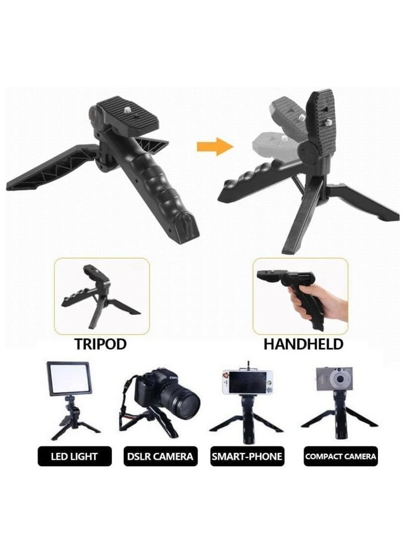 ELTRAZONE Smartphone & Camera Vlogging Studio Kits Video Shooting Photography Suit with Microphone LED Fill Light Mini Tripod - Image 5