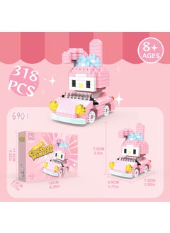 Cartoon Astronaut Luminous Vehicle Building Blocks6901 Cute Car Meile Rabbit 318pcs [Color Box] 6901 Cute Car Meile Rabbit 318pcs [Color Box]