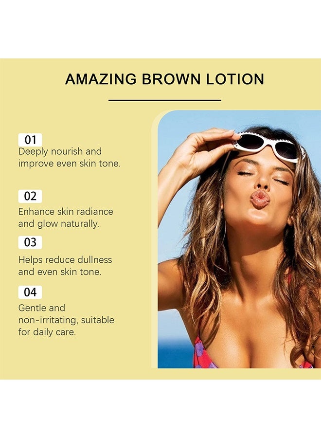  اوساورا غسول بني مذهل ، غسول تسمير ، دباغة طبيعية بالكامل ، سمرة سريعة ومتساوية وطبيعية ، تترك البشرة مع توهج صحي ، غير دهني متوهج ، سمرة ذاتية لجميع أنواع البشرة 100 مل - Image 4