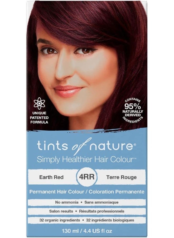 Tints of Nature Organic 4RR Earth Red Permanent Hair Colour 130ml - Image 1